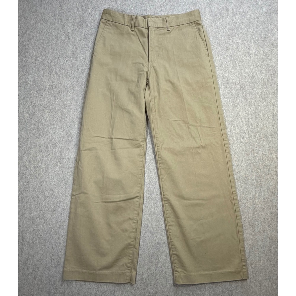 Levis Baggy Trousers Khaki Tan Wide Leg Chino Pants W27 L29 Womens Streetwear